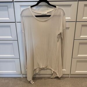 Grace & Lace Cream Everyday Favorite Ribbed Tee